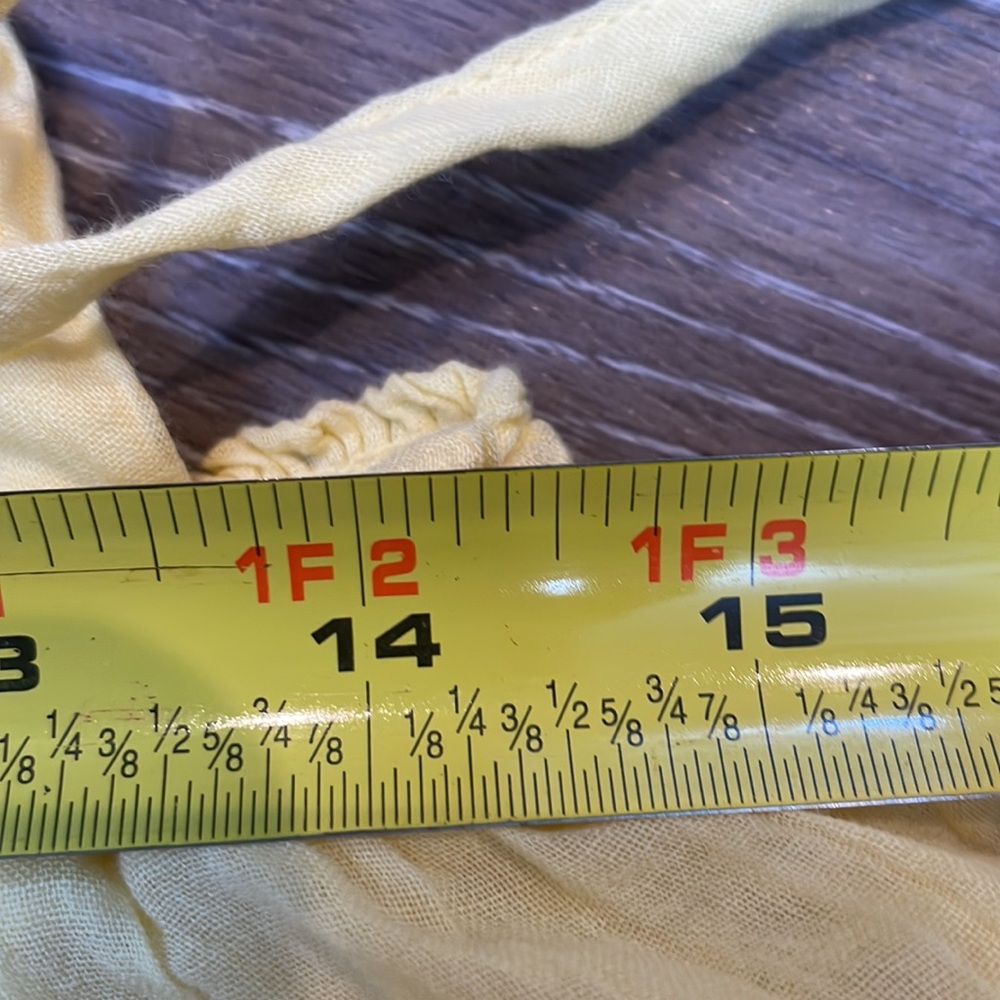 Free People Taking Sides Yellow Ruffled Mini Dress - Picture 12 of 16